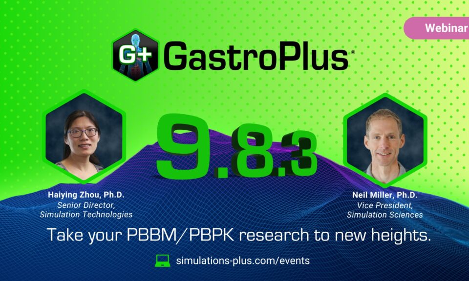 What’s New in GastroPlus® v9.8.3?