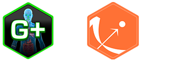 Two hexagonal icons: green "G+" with human body for DILIsym, orange figure symbolizing PKPD modeling.