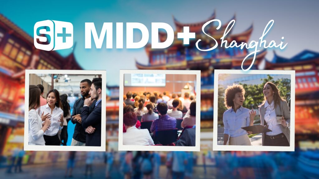 MIDD+ Shanghai logo with simulation, modeling, consulting highlights at 2024 Employee Recognition.