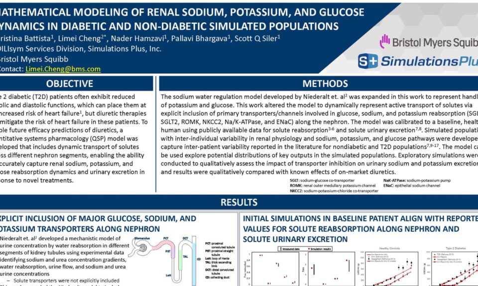 Mathematical Modeling of Renal Sodium, Potassium, and Glucose Dynamics in Diabetic and Non-Diabetic Simulated Populations