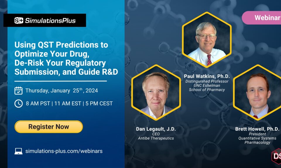 Using QST Predictions to Optimize Your Drug, De-Risk Your Regulatory Submission, and Guide R&D