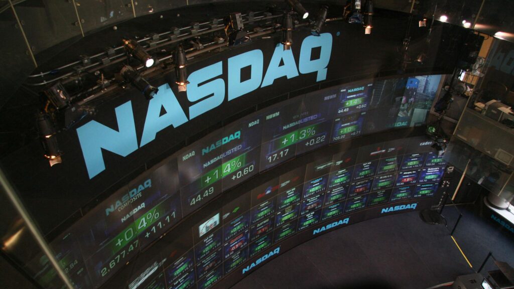 Simulations Plus stock data is prominently displayed on NASDAQ's dynamic market simulation.