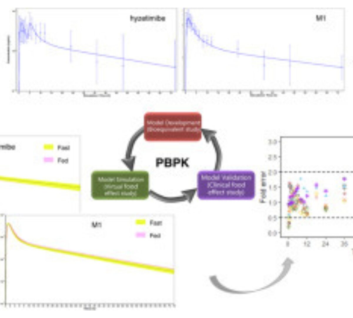 Physiologically based pharmacokinetic modeling to characterize enterohepatic recirculation and predict food effect on the pharmacokinetics of hyzetimibe