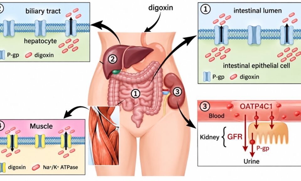 Delineating the Role of Transporters in the Absorption and Disposition of Digoxin Using the Physiologically Based Pharmacokinetic (PBPK) Modeling