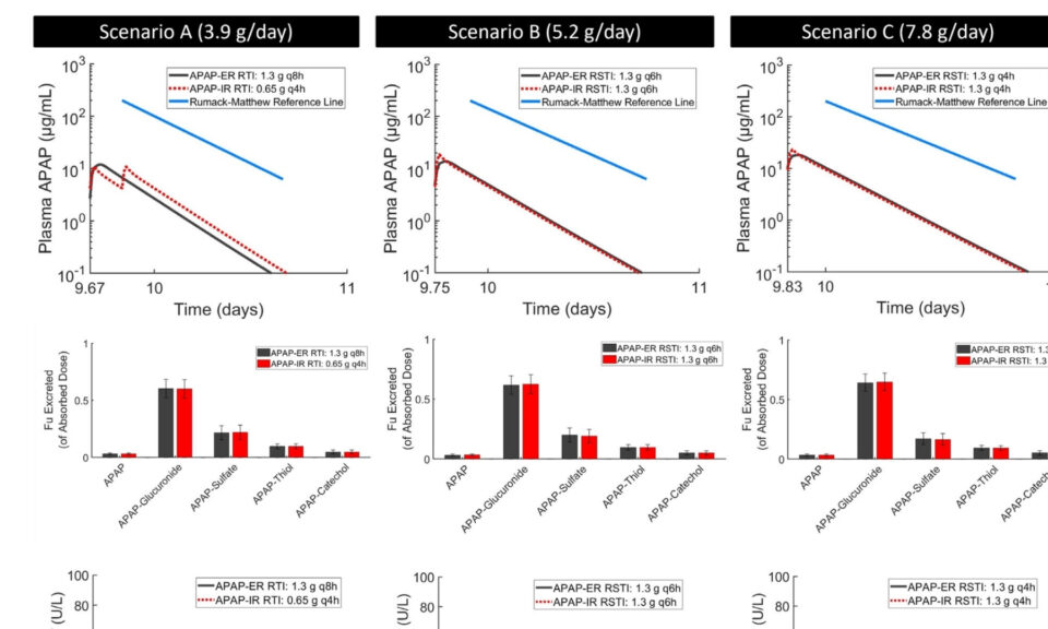 Modeling and Simulation of Acetaminophen Pharmacokinetics and Hepatic Biomarkers After Overdoses of Extended-Release and Immediate-Release Formulations in Healthy Adults Using the Quantitative Systems Toxicology Software Platform DILIsym