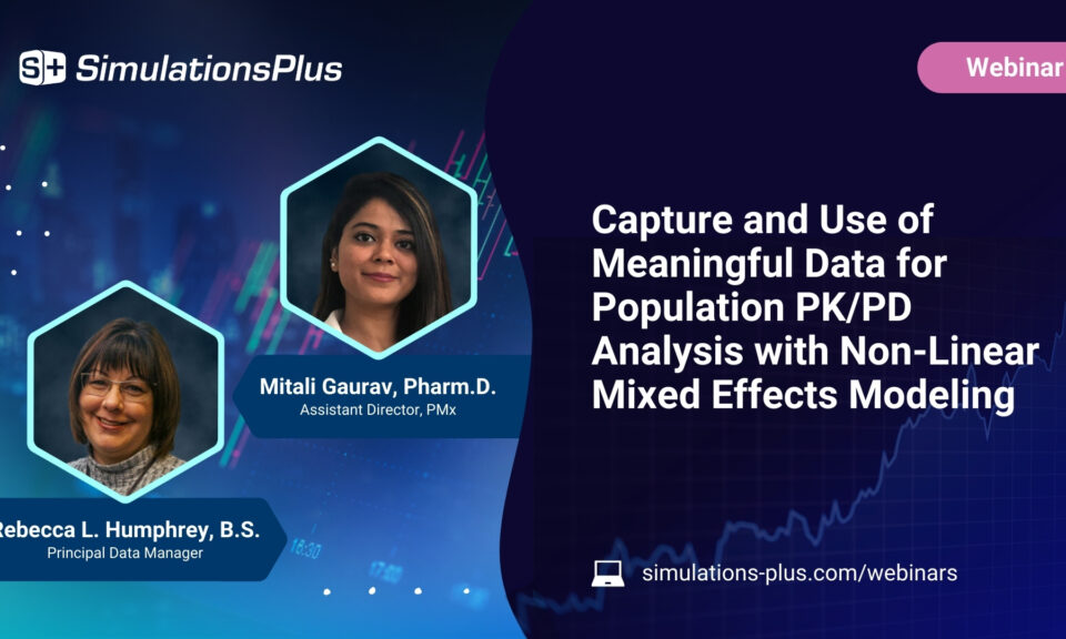 Capture and Use of Meaningful Data for Population PK/PD Analysis with Non-Linear Mixed Effects Modeling