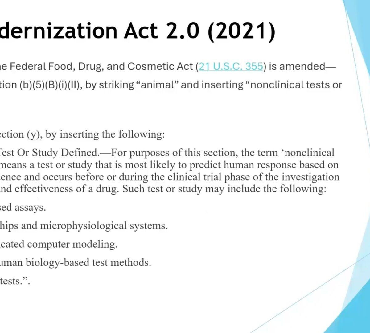 Beyond the Lab: FDA’s Vision for Modeling a Future Without Animal Testing