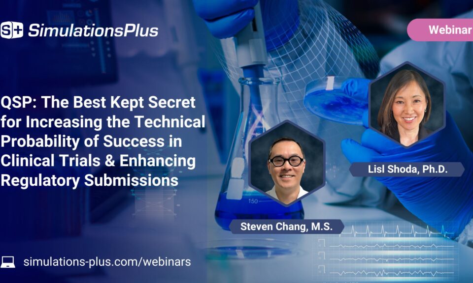 QSP: The Best Kept Secret for Increasing the Technical Probability of Success in Clinical Trials & Enhancing Regulatory Submissions