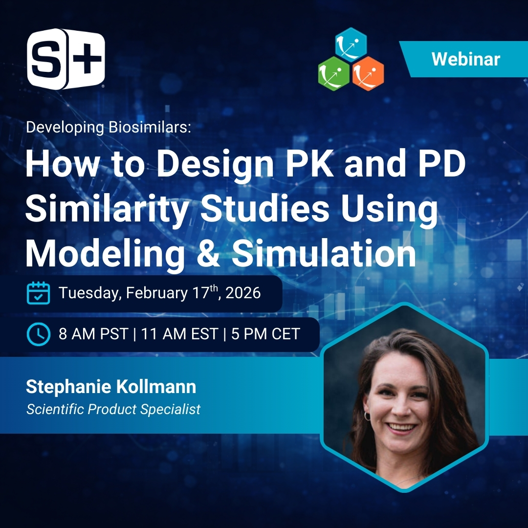 Developing Biosimilars: How to Design PK and PD Similarity Studies Using Modeling & Simulation