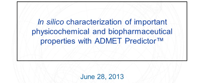 Physicochemical and biopharmaceutical properties