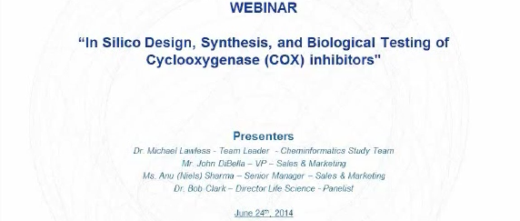 In silico design, synthesis, & testing of Cyclooxygenase (COX) inhibitors