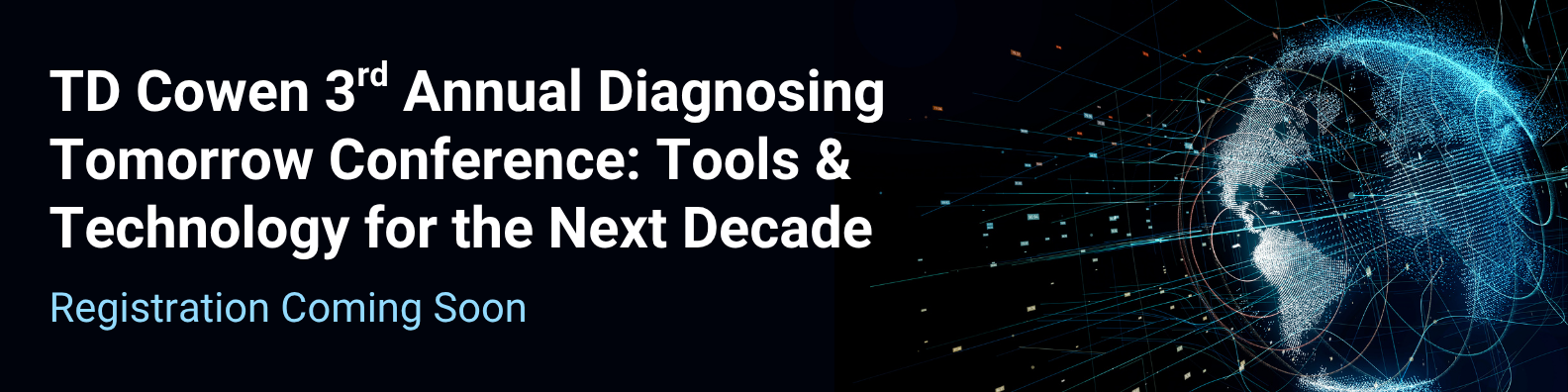 Join Simulations Plus at TD Cowen Conference—PBPK, QSP, DILIsym in silico tools light up blue globe graphic.