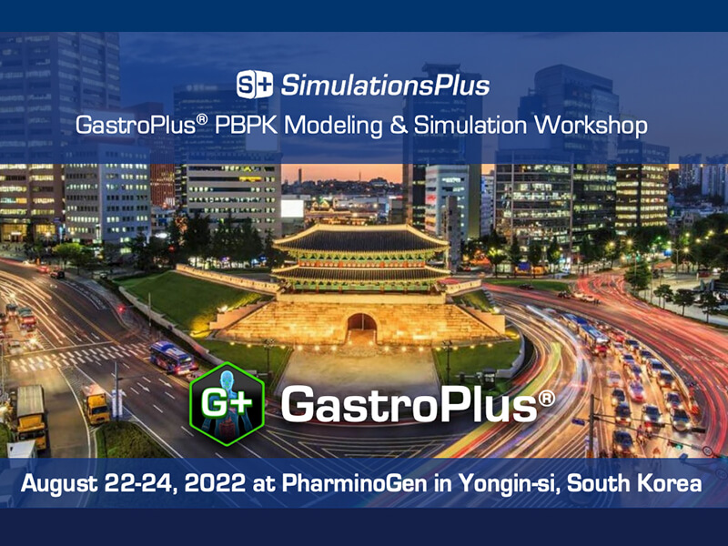 Introductory GastroPlus® PBPK Modeling & Simulation Workshop