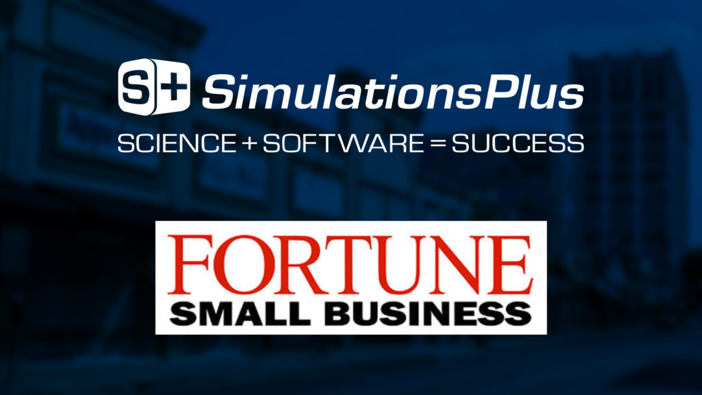 Simulations Plus Named to Fortune Small Business FSB 100 List