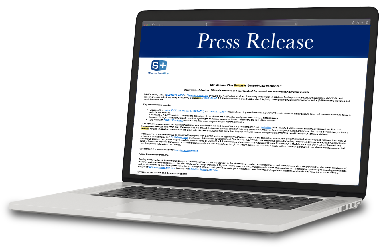 Conference News and Events - Simulations Plus