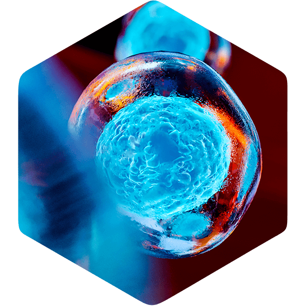 Simulations Plus: complex cell and molecular simulations with intricate, glowing structures.