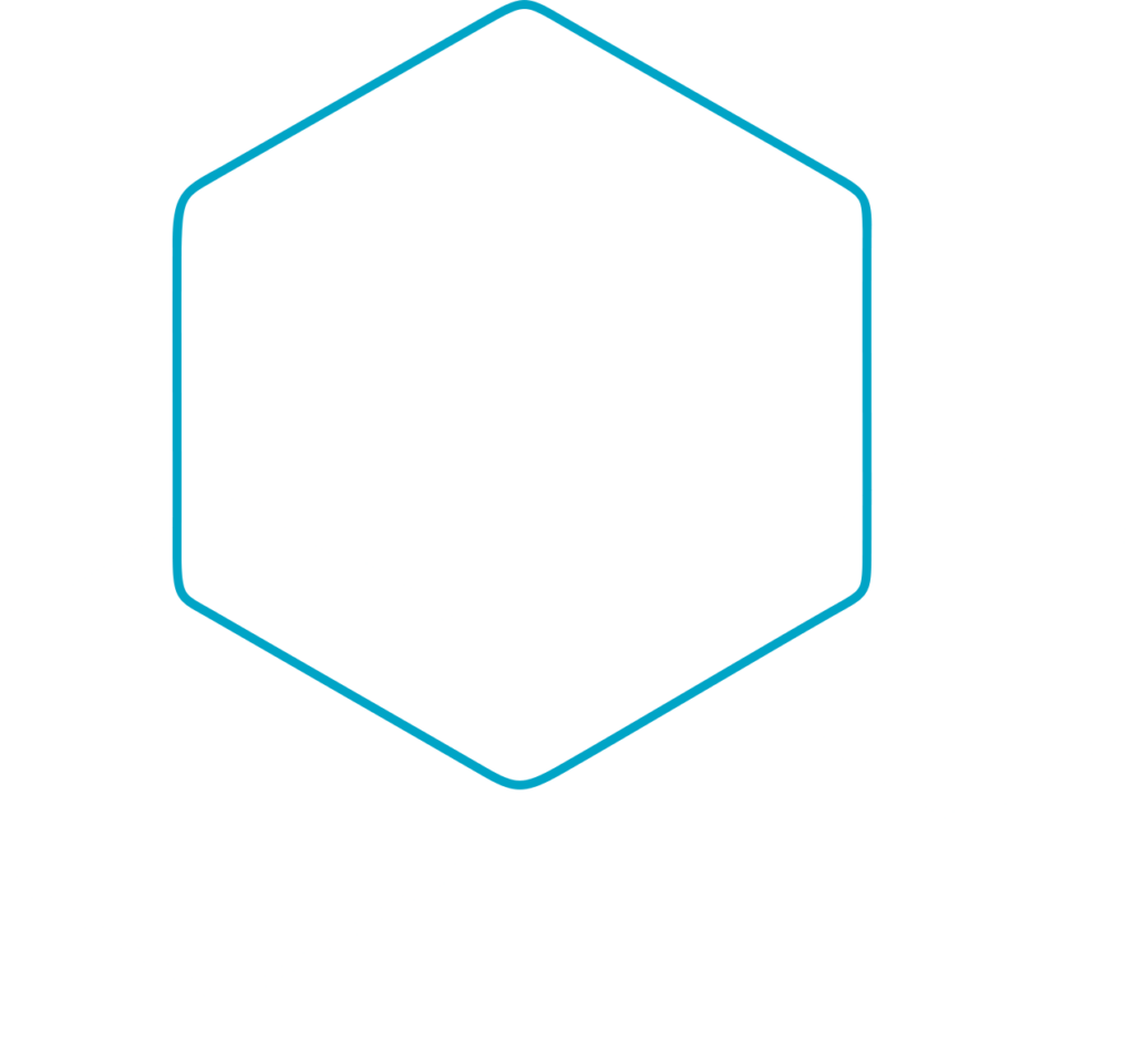 Three outlined hexagons symbolize a dynamic Career Center, with ADMET Predictor in blue.